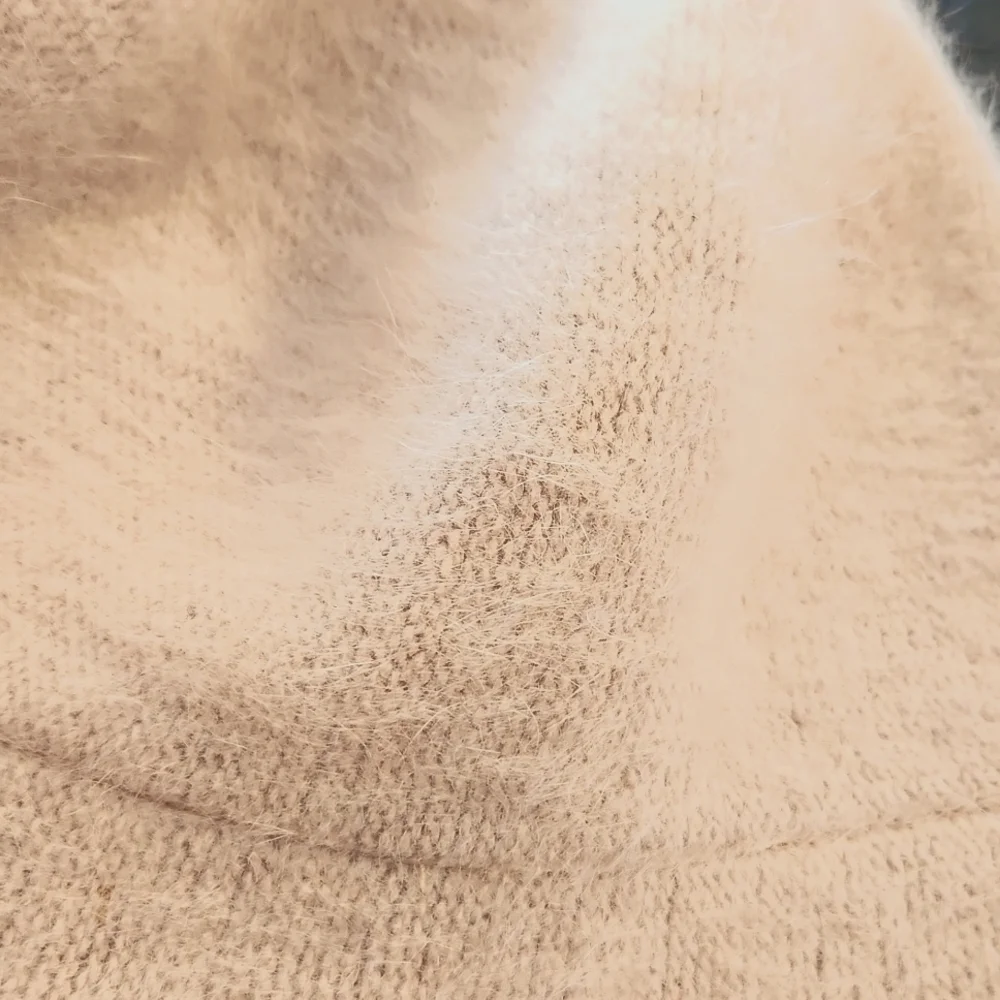 NWOT David & Yung cream angora bucket hat